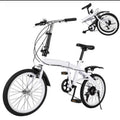 20" Folding Bike Adults Bicycle Adjustable Speed Alloy Bicycle Folding City Bike