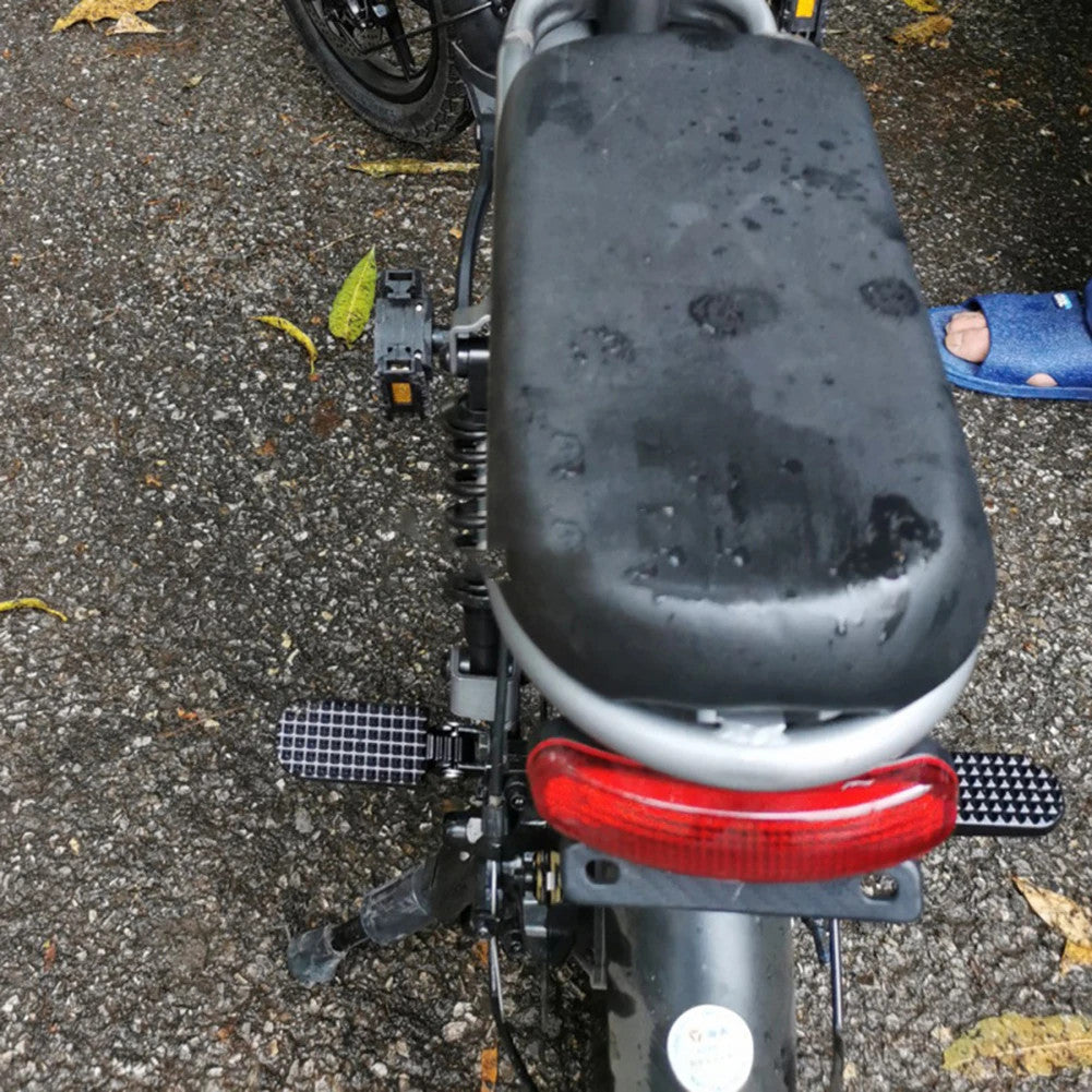 Bicycle Rear Pedal for Electric Bike Foldable Design Aluminum Alloy Material ant
