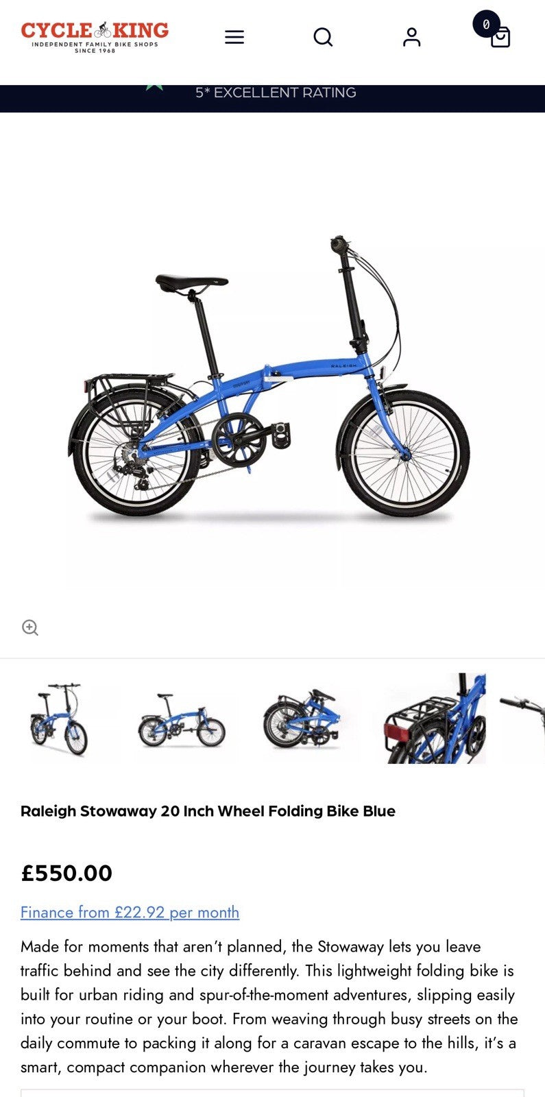 Carrera Intercity Disc 9-Speed 13kg Compact Folding Bike - Spares Or Repair