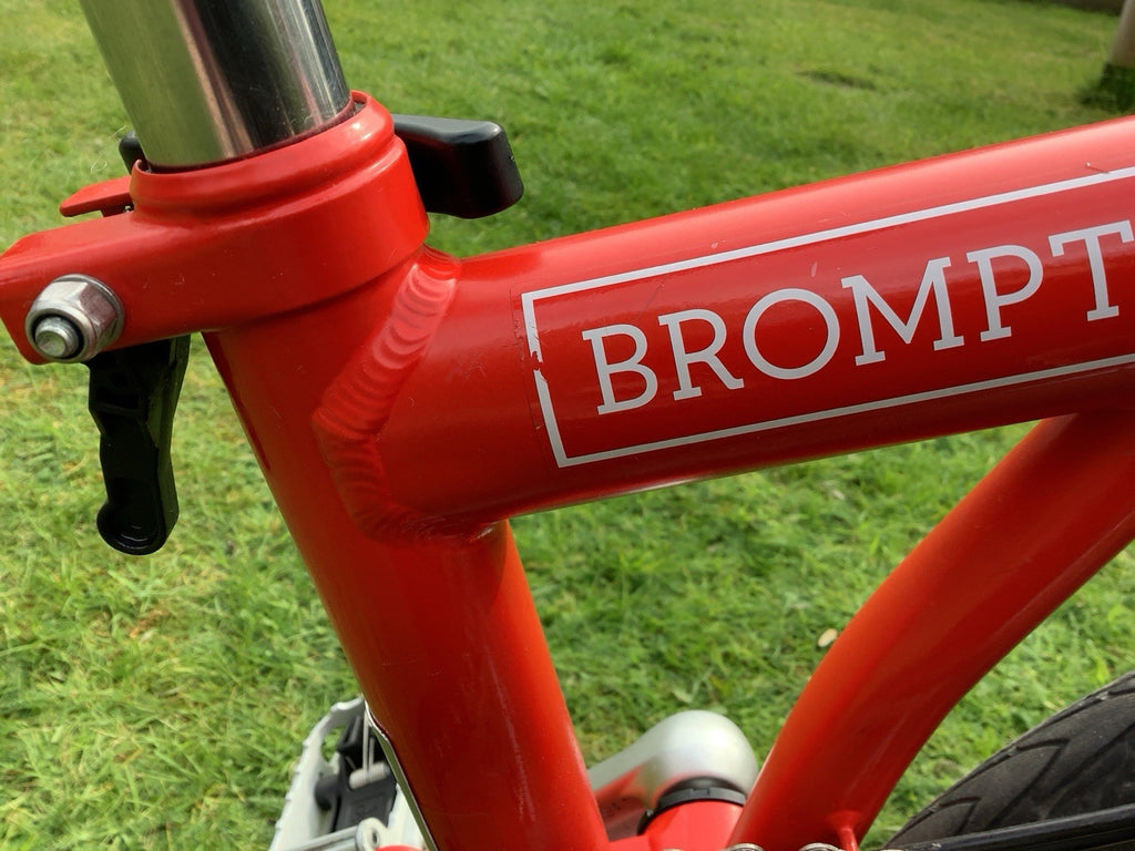 Brompton Folding Bike S-line 6-speed 2018 Model Red Excellent Condition