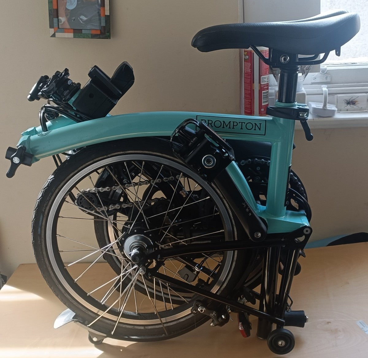 Brompton Bike 6 Speed -e-, Turkish Green, Hardly Used