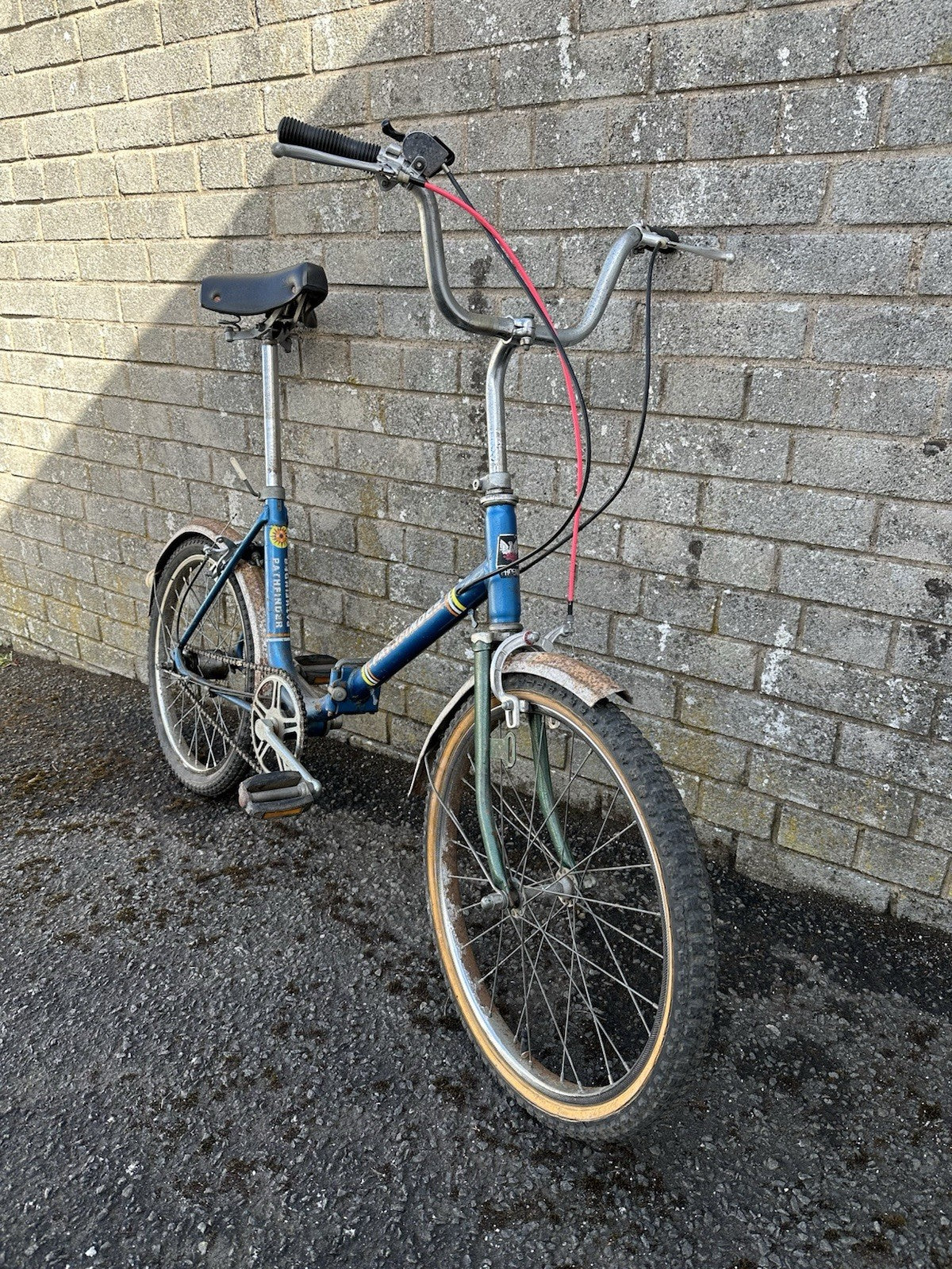 Pathfinder Folding Shopper Bike Minivelo 20” Wheel Cruiser Retro