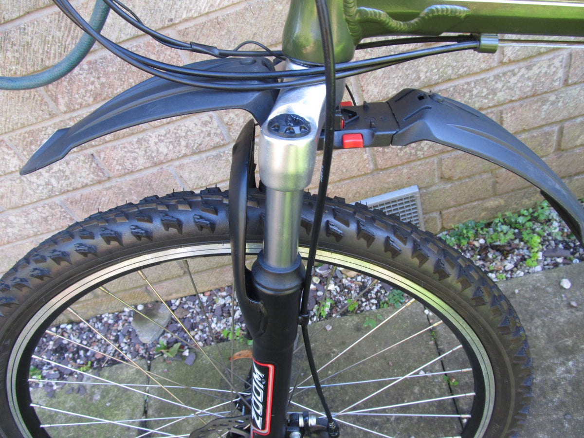 BIKE MOUNTAIN BI FOLD front  DISC BRAKES 26" WHEELS UNISEX-EXCELLENT CONDITION