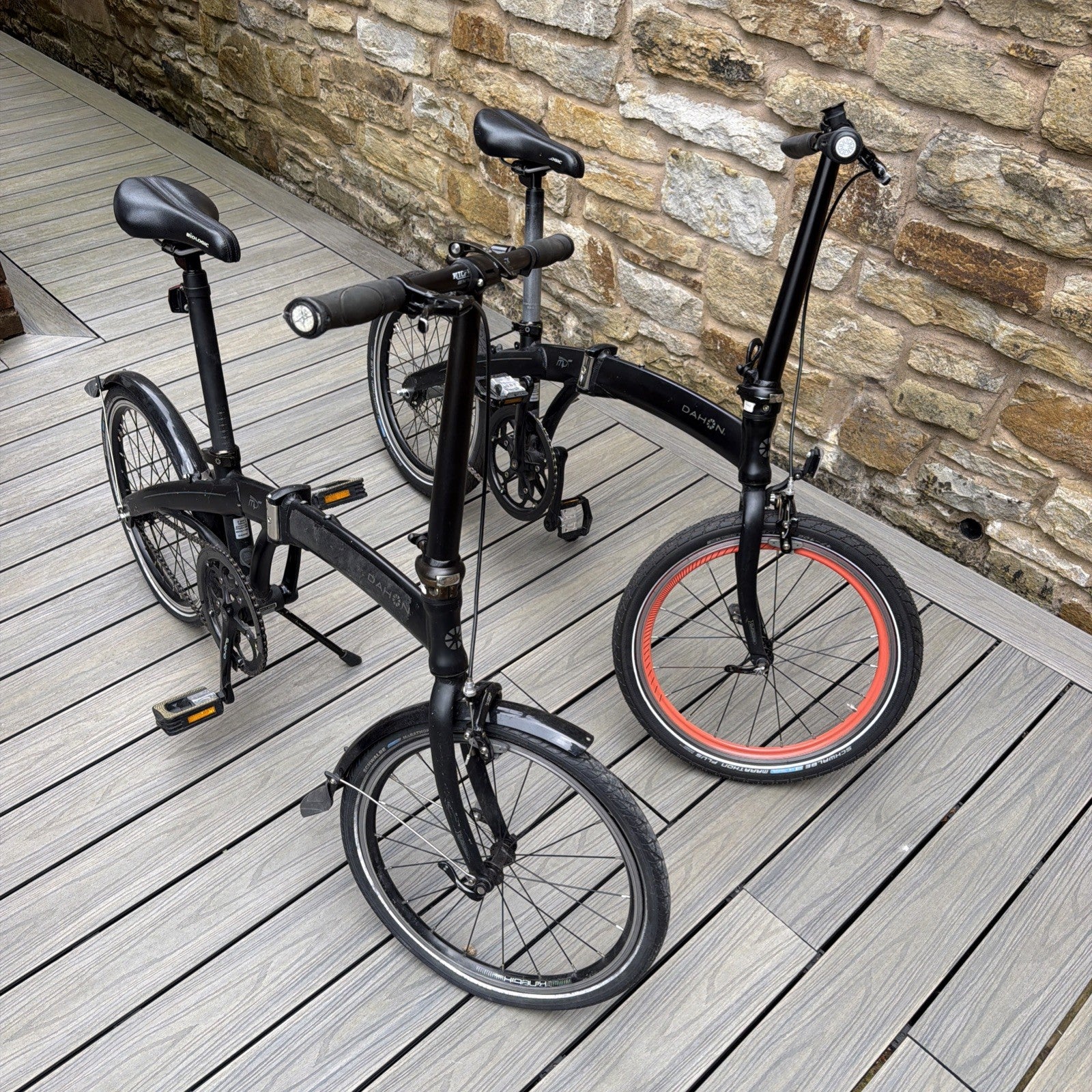 Pair of Dahon Folding Bikes In Perfect Working Order.