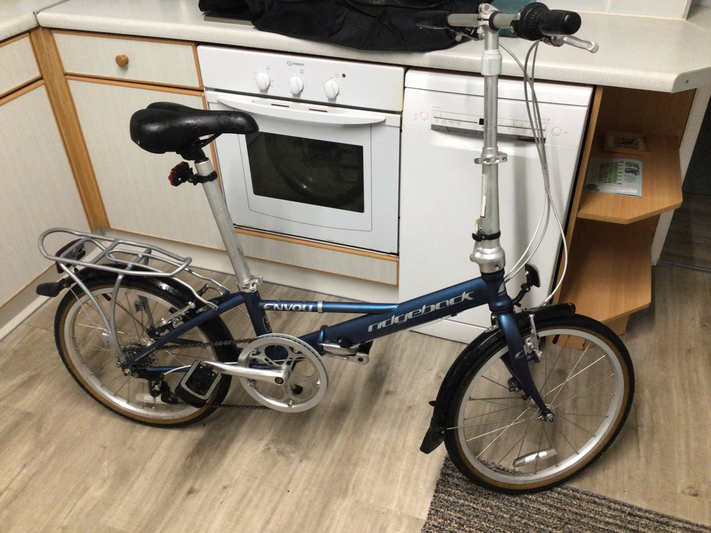RIDGEBACK FOLDING BIKE IN STOREAGE BAG NEVER USED