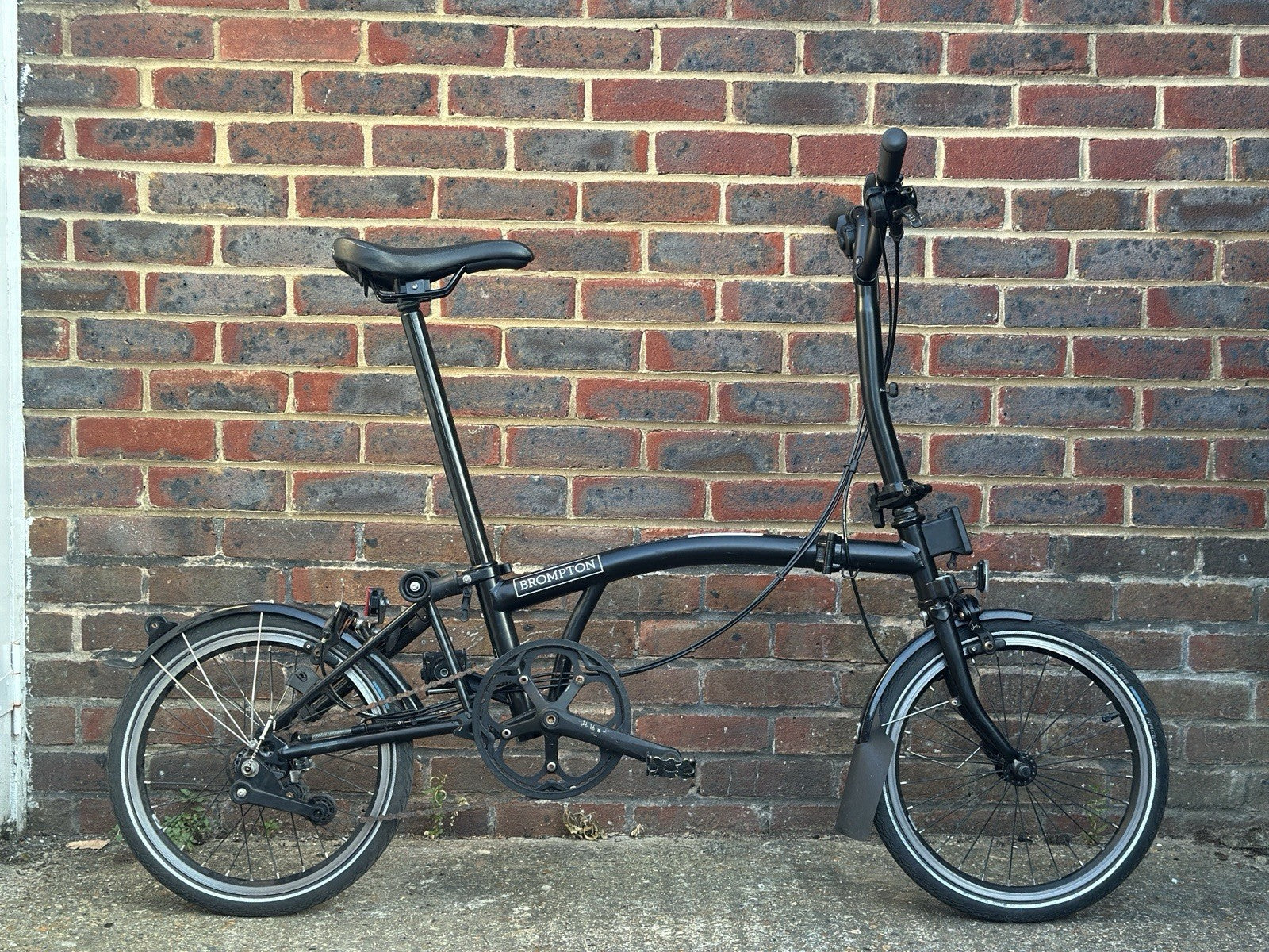 2024 Brompton C Line Explore, 6-speed, Black, High Handlebar