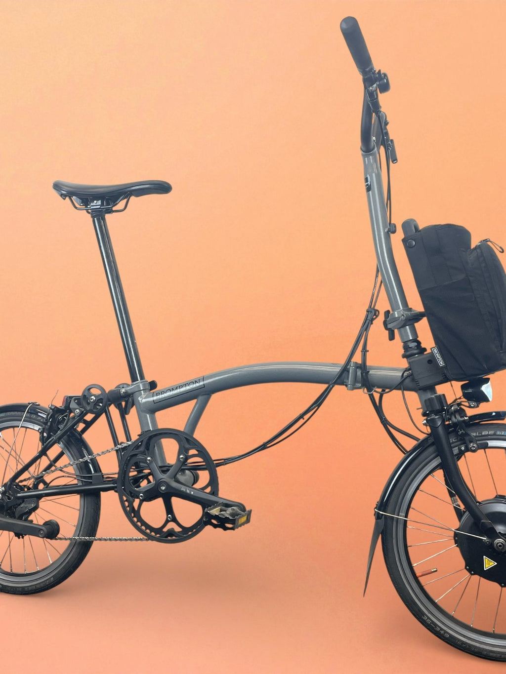 Brompton P Line Urban ElectricBike - Storm Grey