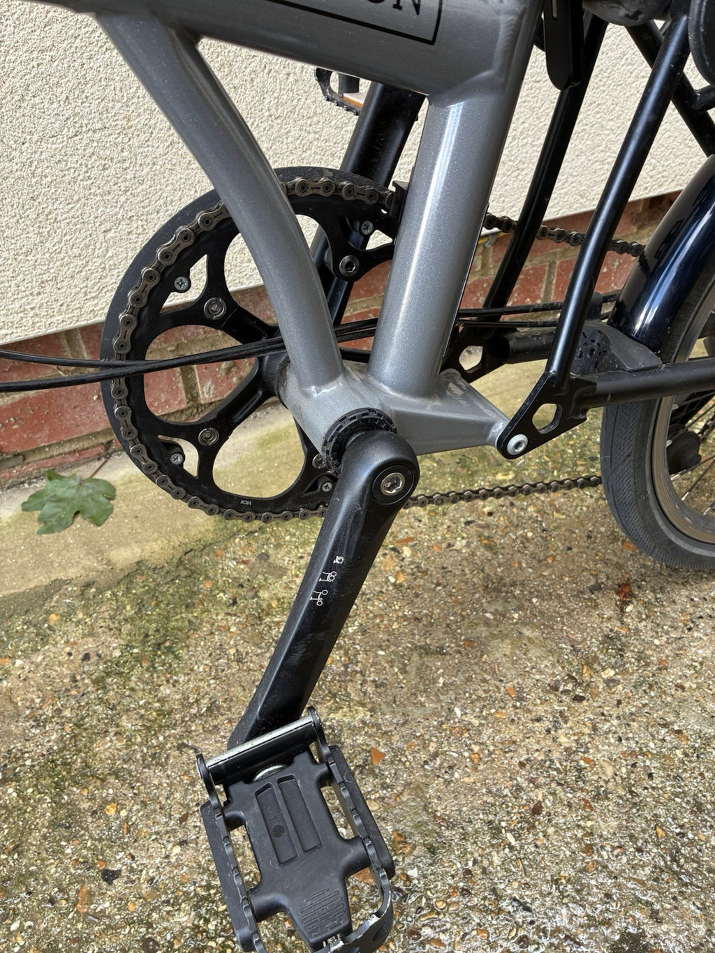 Brompton  H4L-P Line High Superlight folding bike.  Storm Grey. Inc Rear Rack.