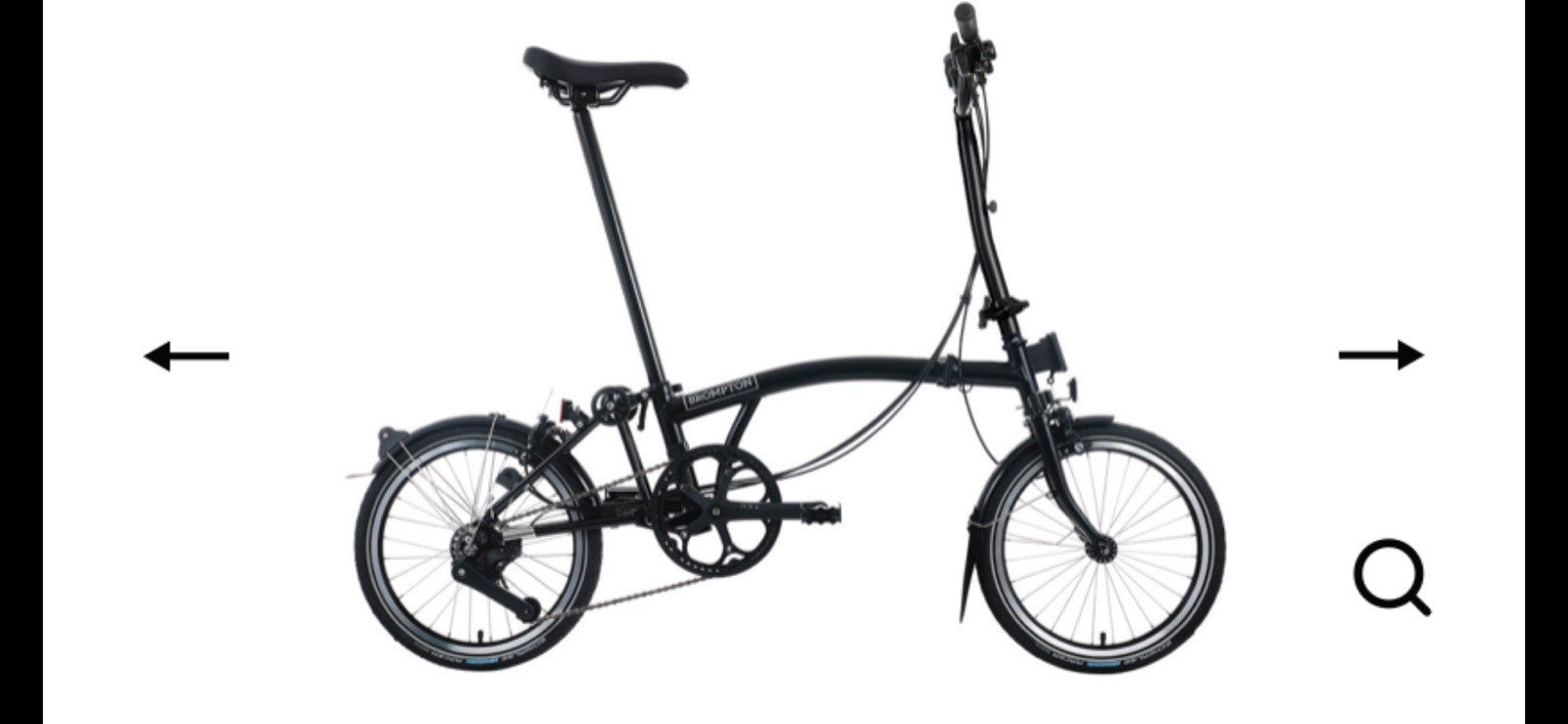 Brompton C-Line 4 Speed Black Folding Bike
