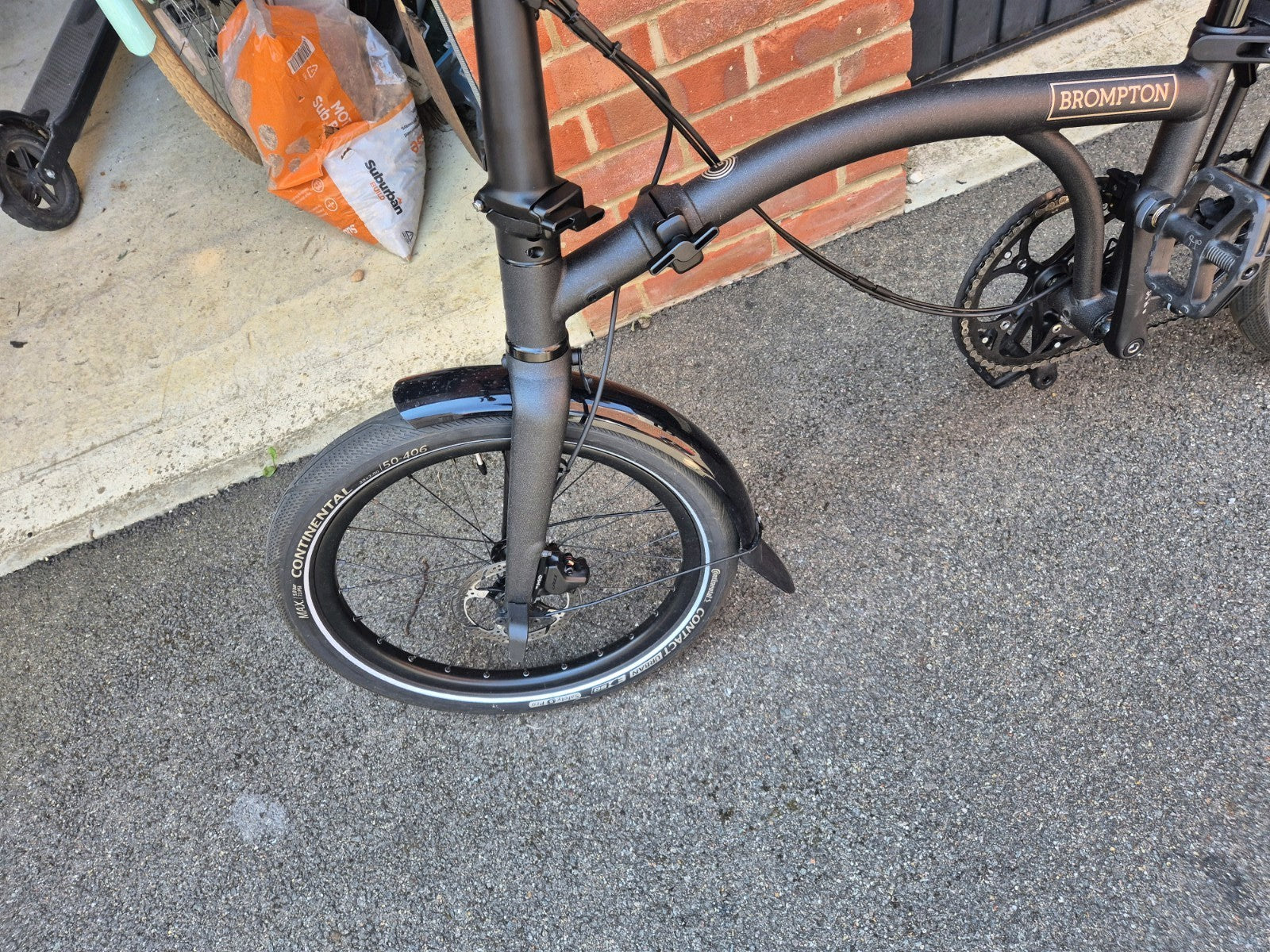 Brompton G Line Roller Frame 8spd Space Black