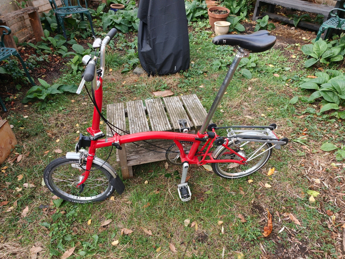 Brompton Bike Black Folding M3L 3 Speed