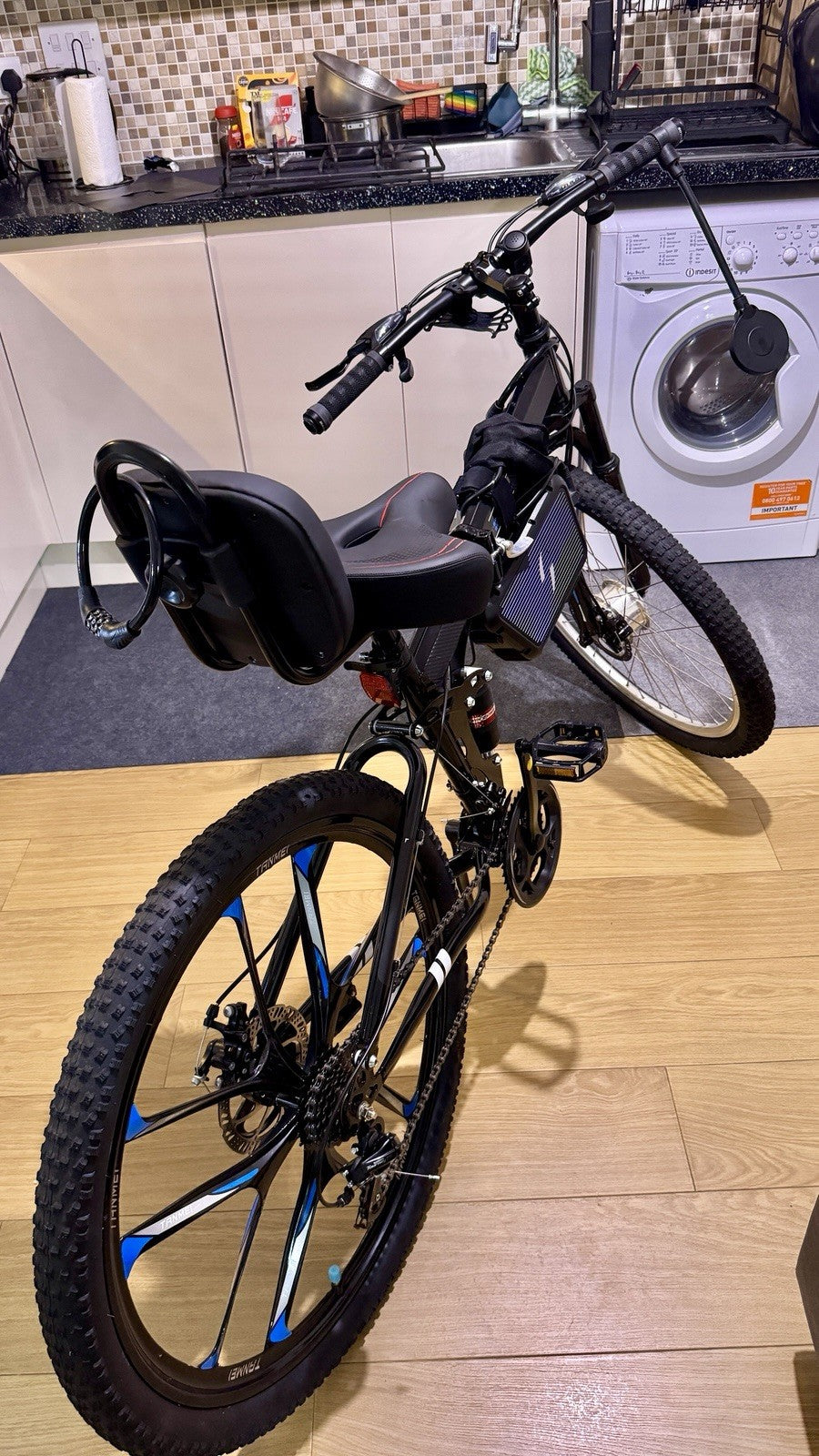 Folding Mountain Bike 27.5" Swytch GO++ 60 Miles Mint Condition