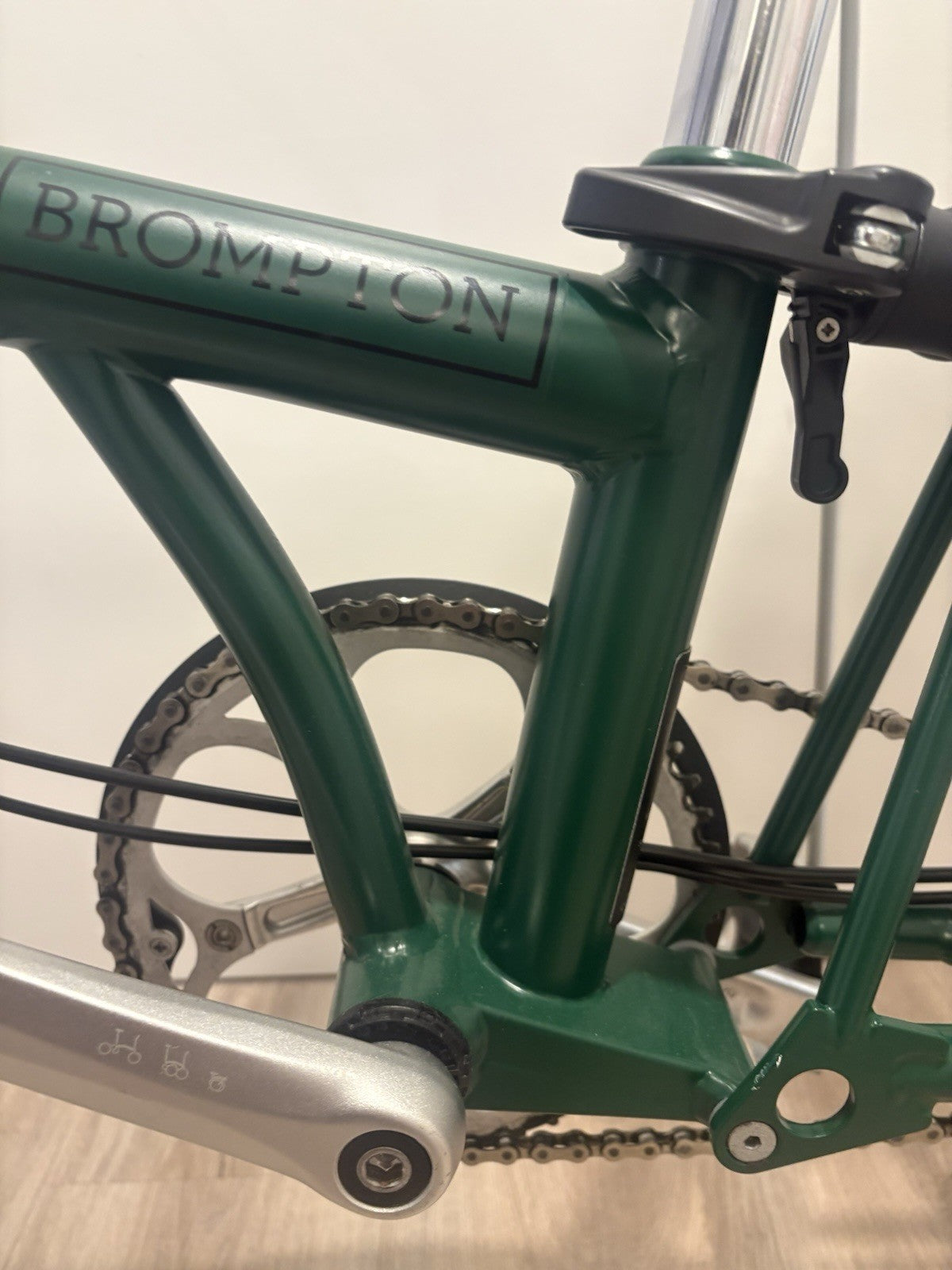Brompton Green Folding Bike M3L serviced