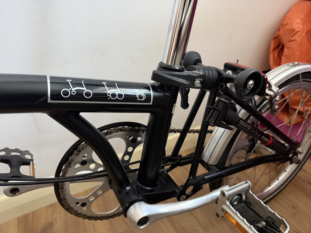 Brompton C Line M3L (3 Speed)  folding bicycle - Black
