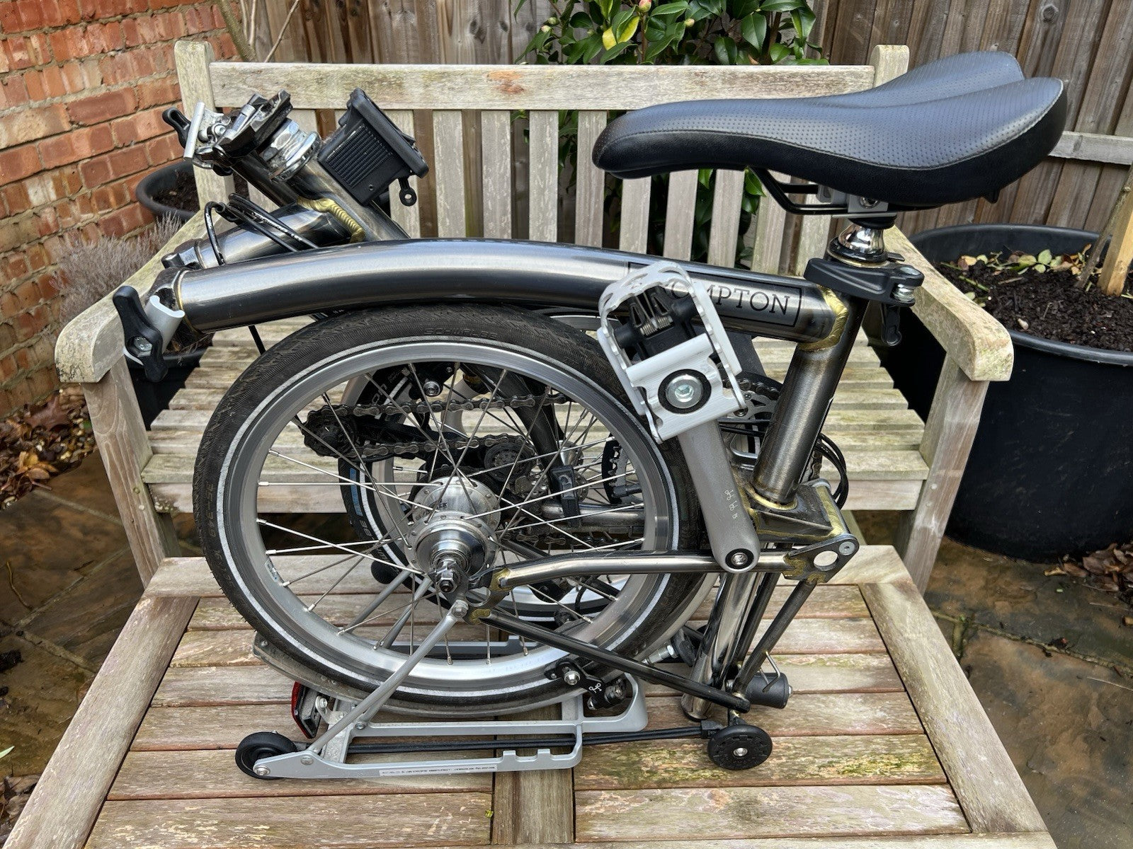 Brompton Raw Lacquer 6-speed Bicycle