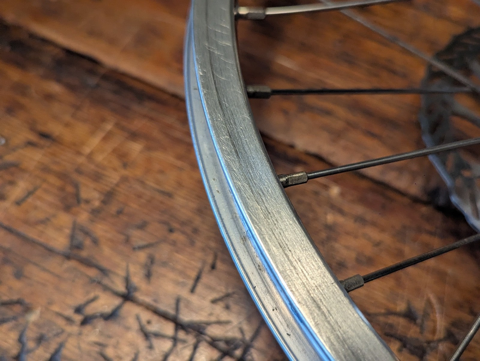 Brompton kinetics disc fork and wheel, Hope hub