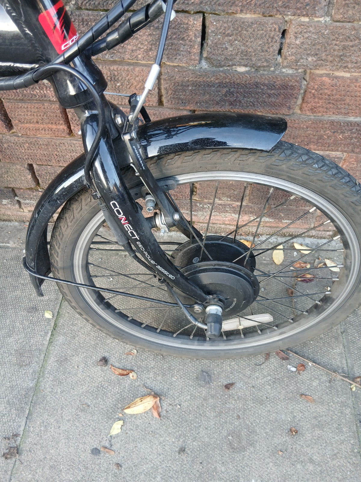 Ecosmo 20AF09BL 20" Wheel 12kg Lightweight Alloy Folding City Bicycle - Black