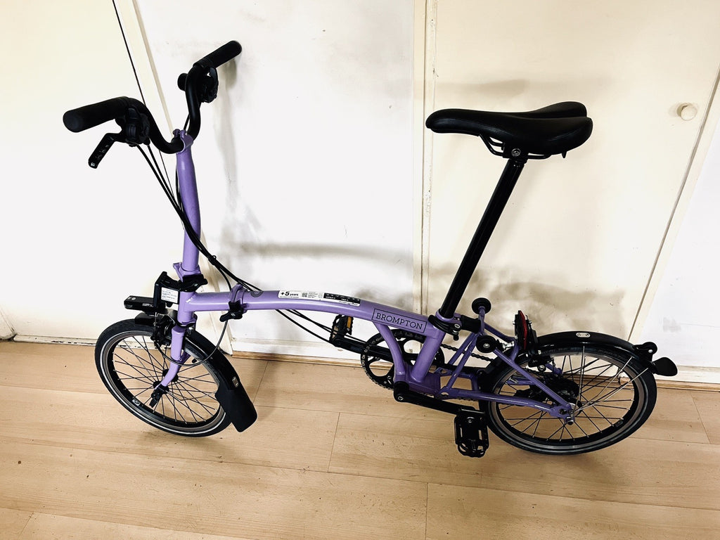 Brompton C Line Explore, 6-Speed, Pop Lilac, Black Ed, 2025 Mid, EXC COND