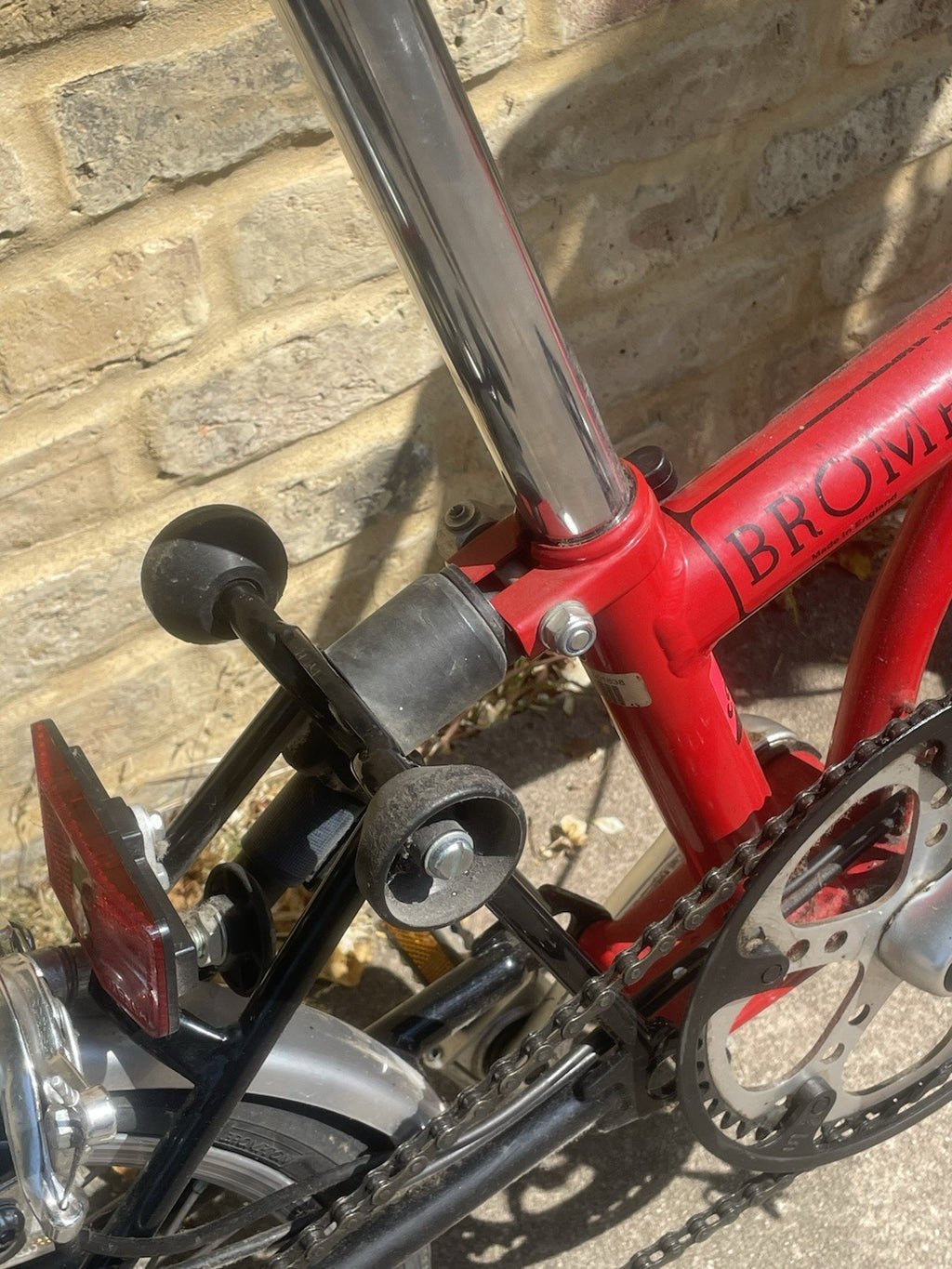 Brompton M3L Folding Bike - Red/Black