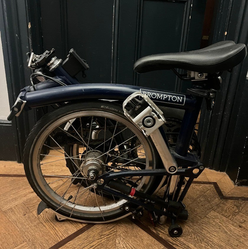 Brompton Folding Bike Blue