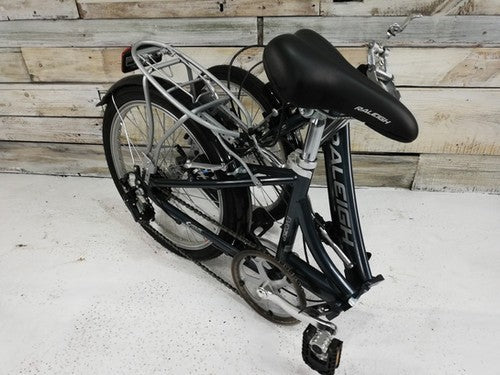 Raleigh EVO 7SP Folding Bike, Aluminum Frame, 20" Wheels, 7 Speed with Revo Grip