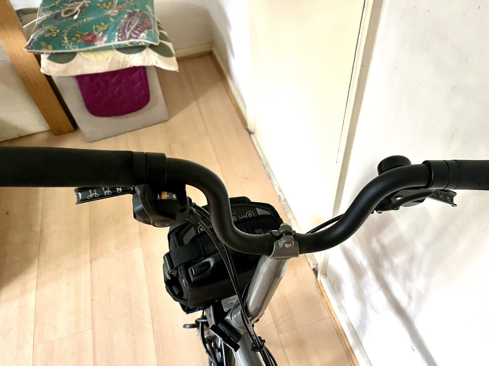 Brompton P Line 2023 4-Speed, Storm Grey, Mid Handlebar