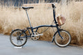 Folding Bicycle Brompton M3L 2019 Navy Blue Extra Front Bag Excellent Condition
