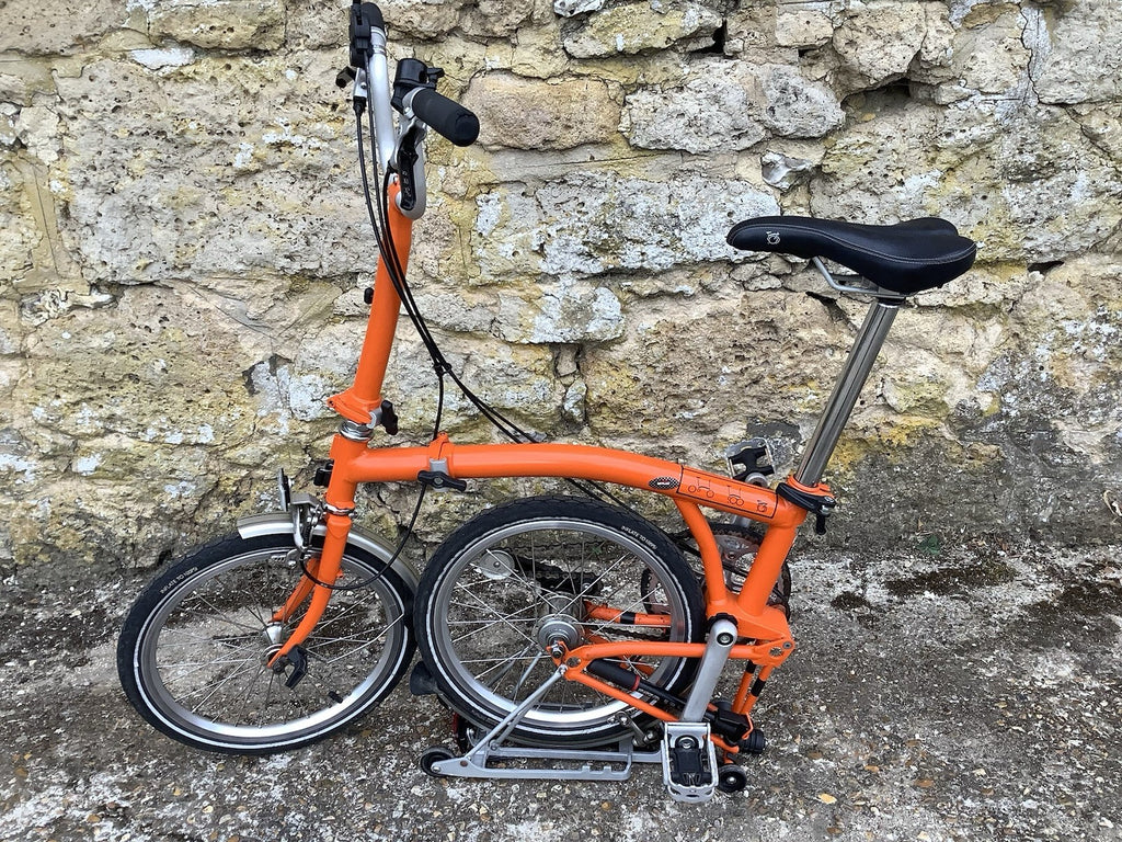 Brompton M3R Folding Bike - Orange - UK DELIVERY