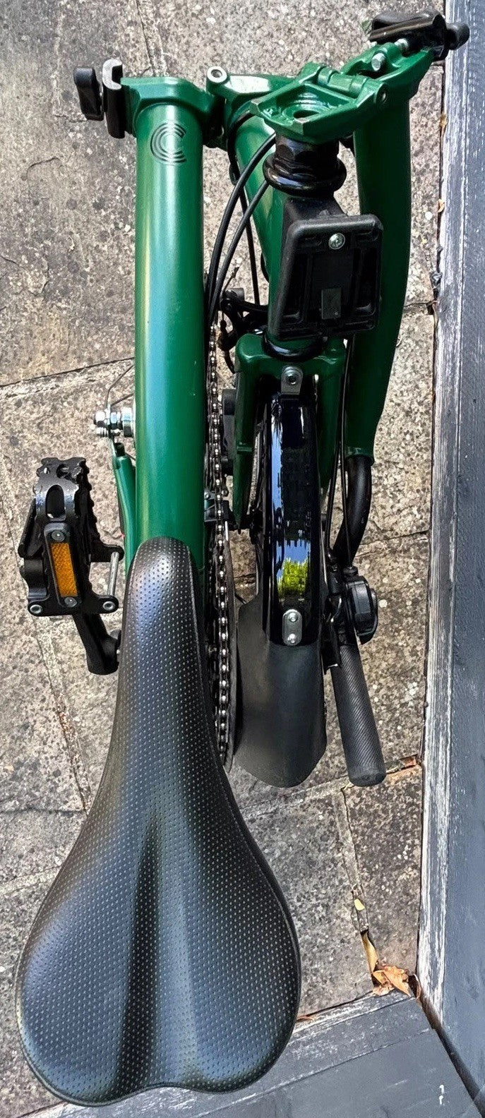 2023 Brompton C Line M6L Black Edition Folding Bicycle 6 Speed - Used Condition