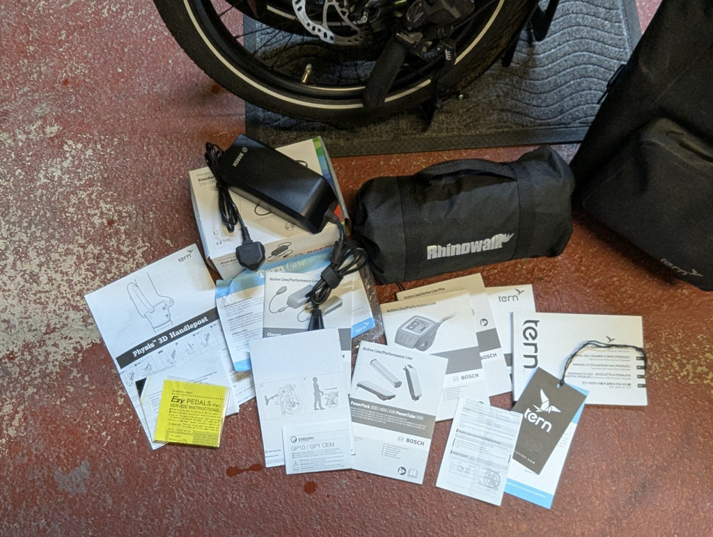 Tern Vektron S10 folding bike. Bosch Performance Line & Shimano Deore 10 gears