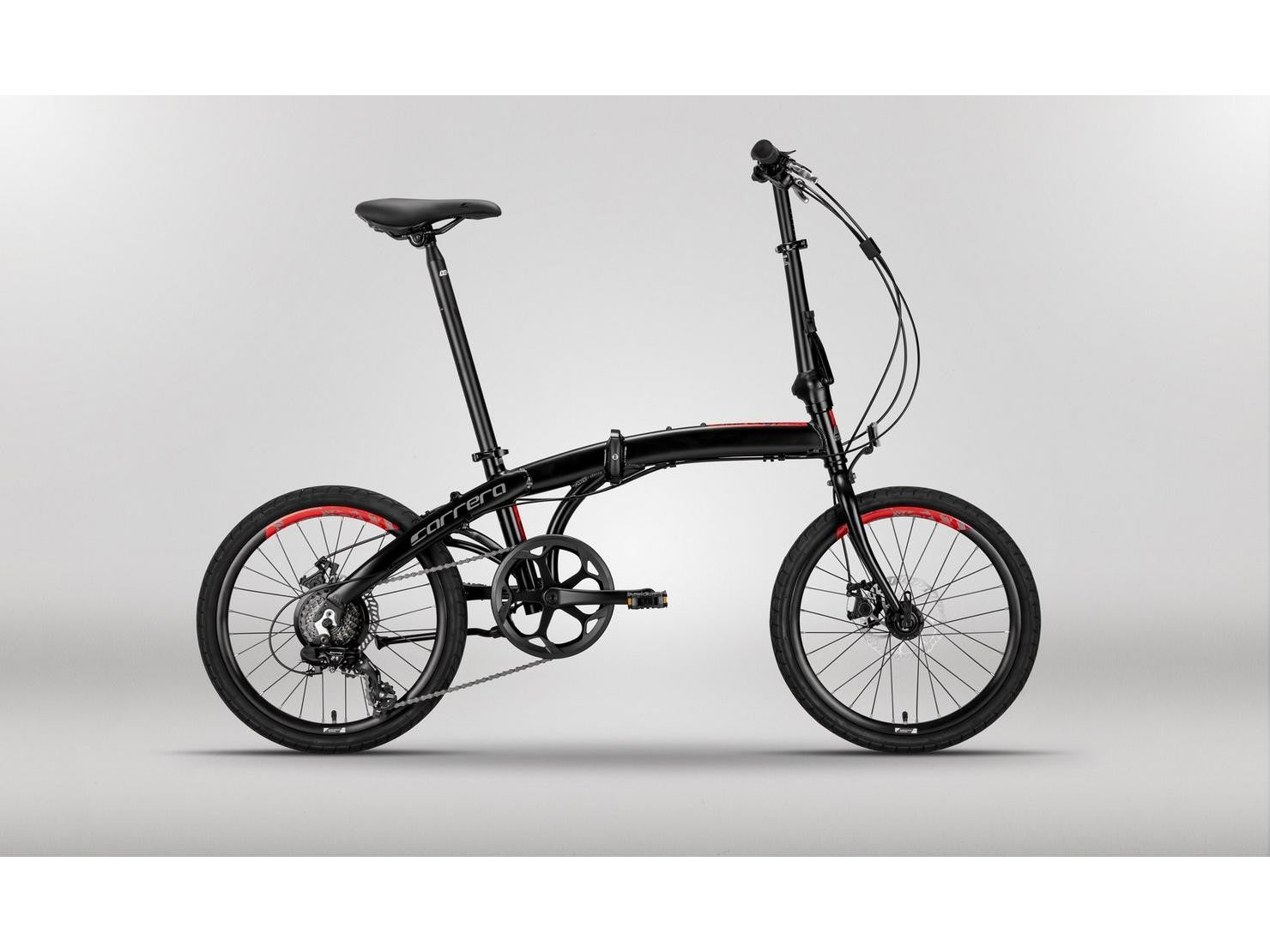 Carrera Intercity 1 Folding 20" Alloy Frame 7-Speed Bike Black (Damaged/Scuffs)