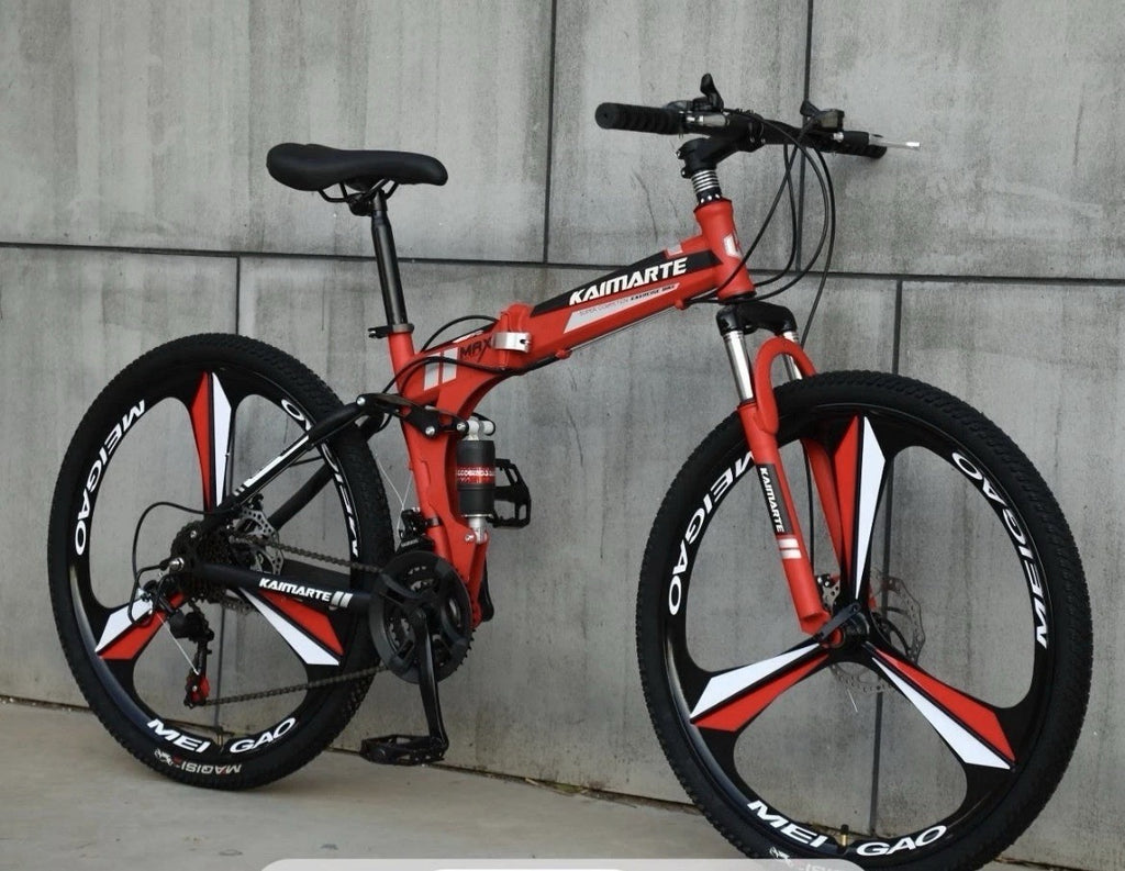 Mountain Bike 26 Inch Folding Adult/Teens/Child Friendly Dual Suspension
