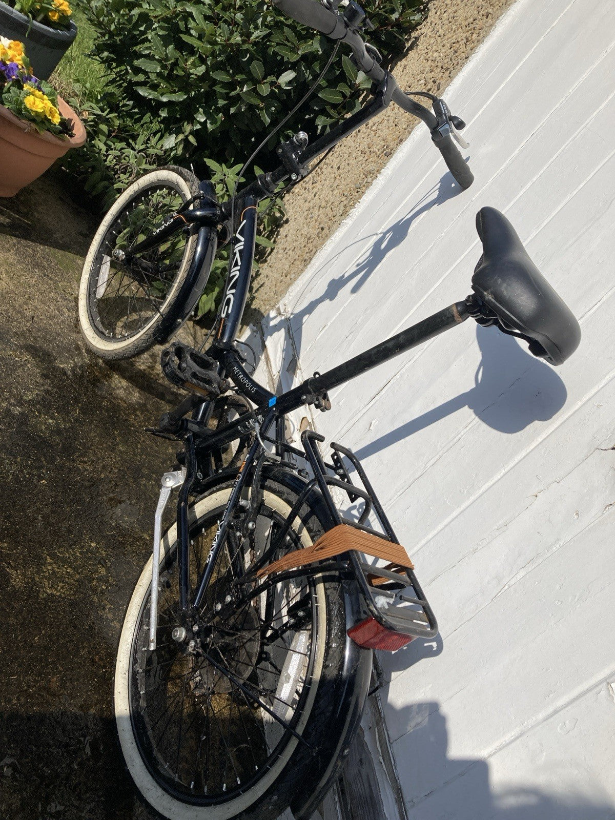 Viking Metropolis Unisex 20" Folding Bike 6-Speed Gears, Black