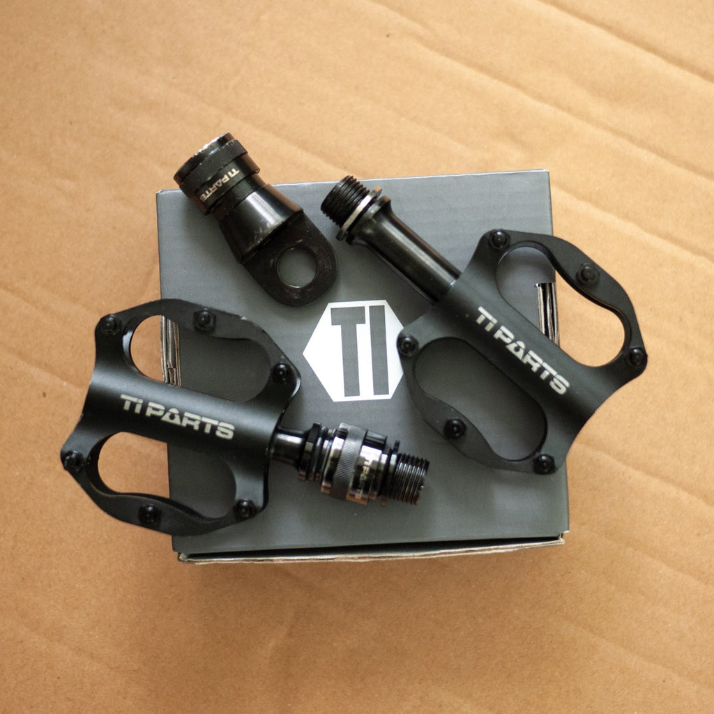 Brompton Ti Parts Workshop Single Quick Release Mini Pedal Titanium Pedal Holder