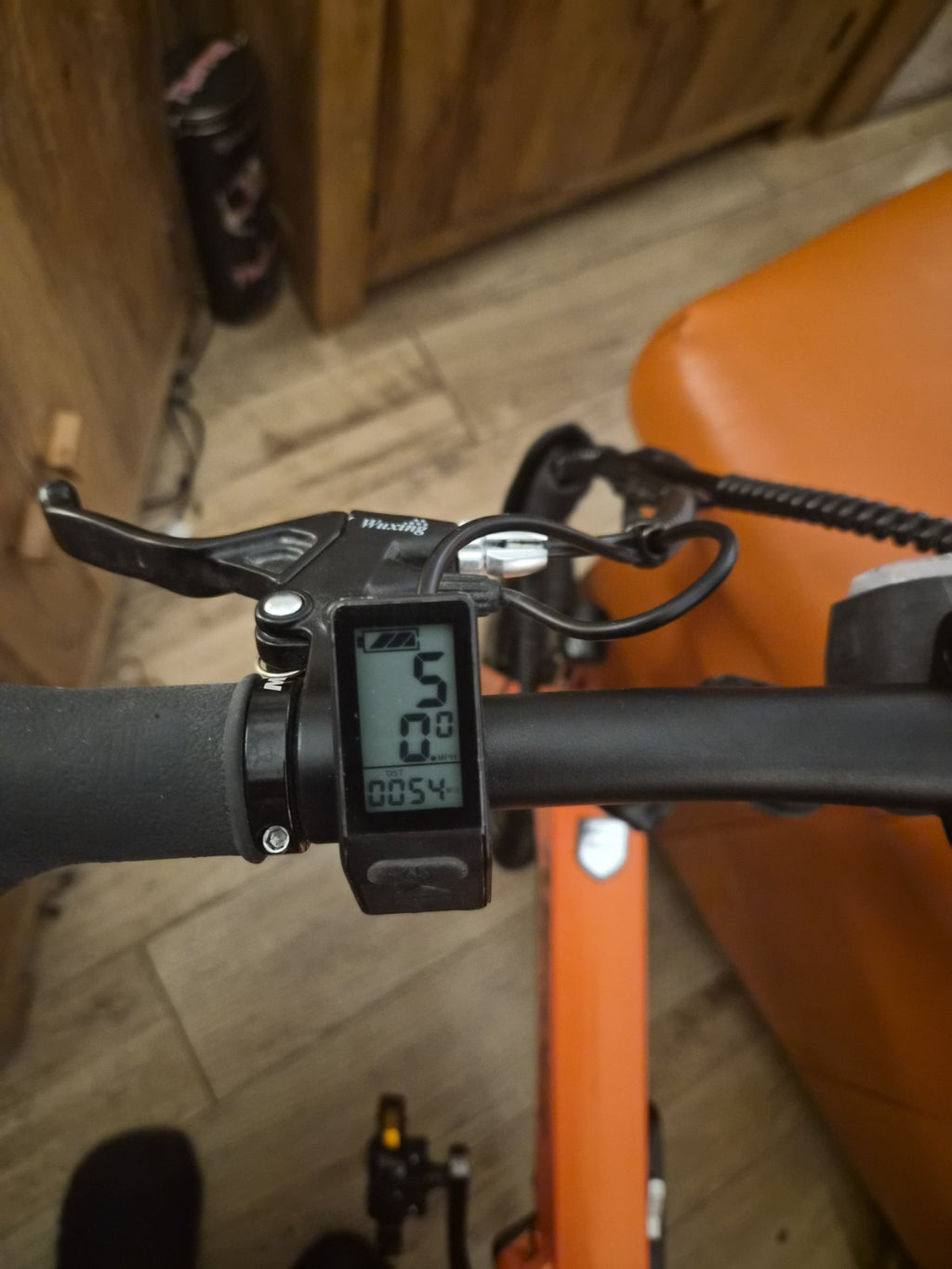 MiRIDER One 16 Folding Bike Orange (Excellent Condition + Extras)