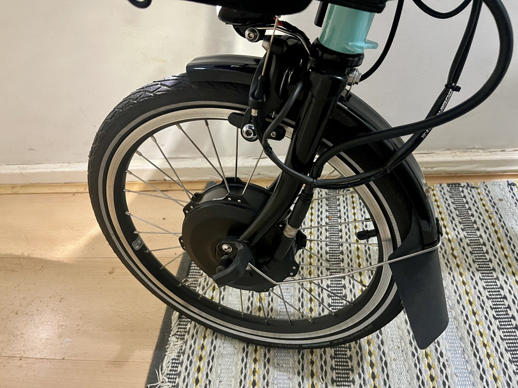 Brompton Bike 6 Speed elctr, Turkish Green, Hardly Used