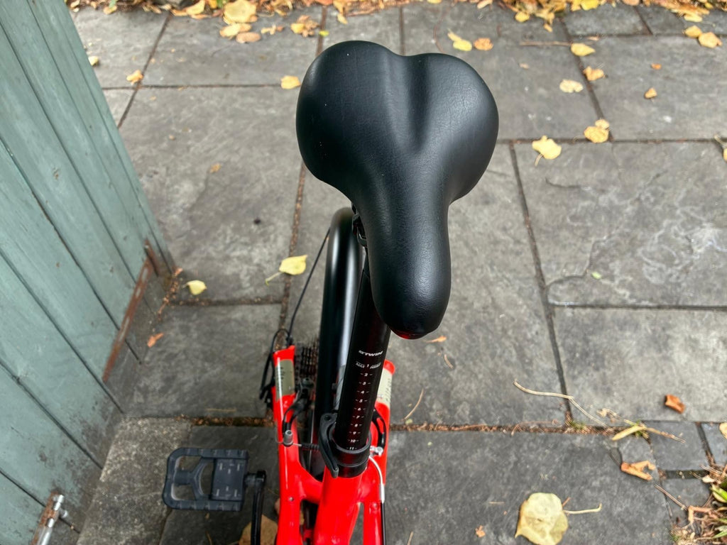B'twin Folding Bike Tilt 500 - NEON Orange Used Twice