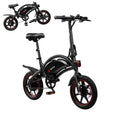 DYU D3F 14" Folding E -  Bike 250-W 36-V 10/Ah E- Bike E- City Bike 25km/h 50km