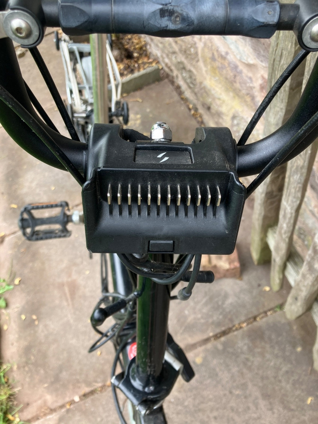 Vintage Brompton 1992-97 M5R 5-Speed Black – Modified with Swytch Conversion Kit
