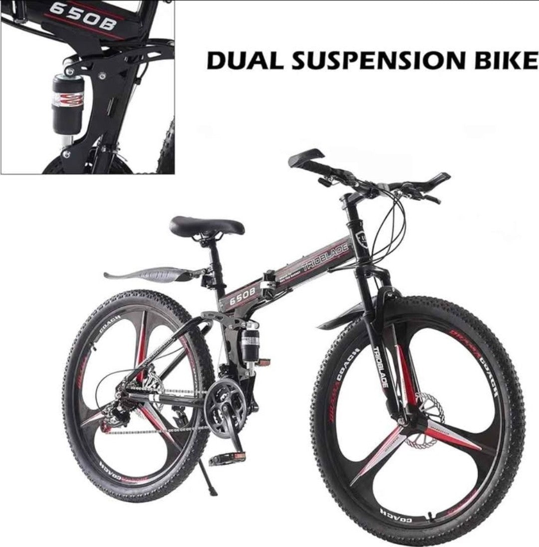 Curusher TRIOBLADE 650B Folding Full Suspension MTB