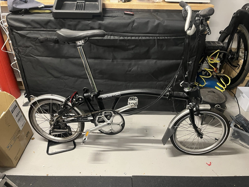 Brompton Folding Bike – Black – Excellent Working Order