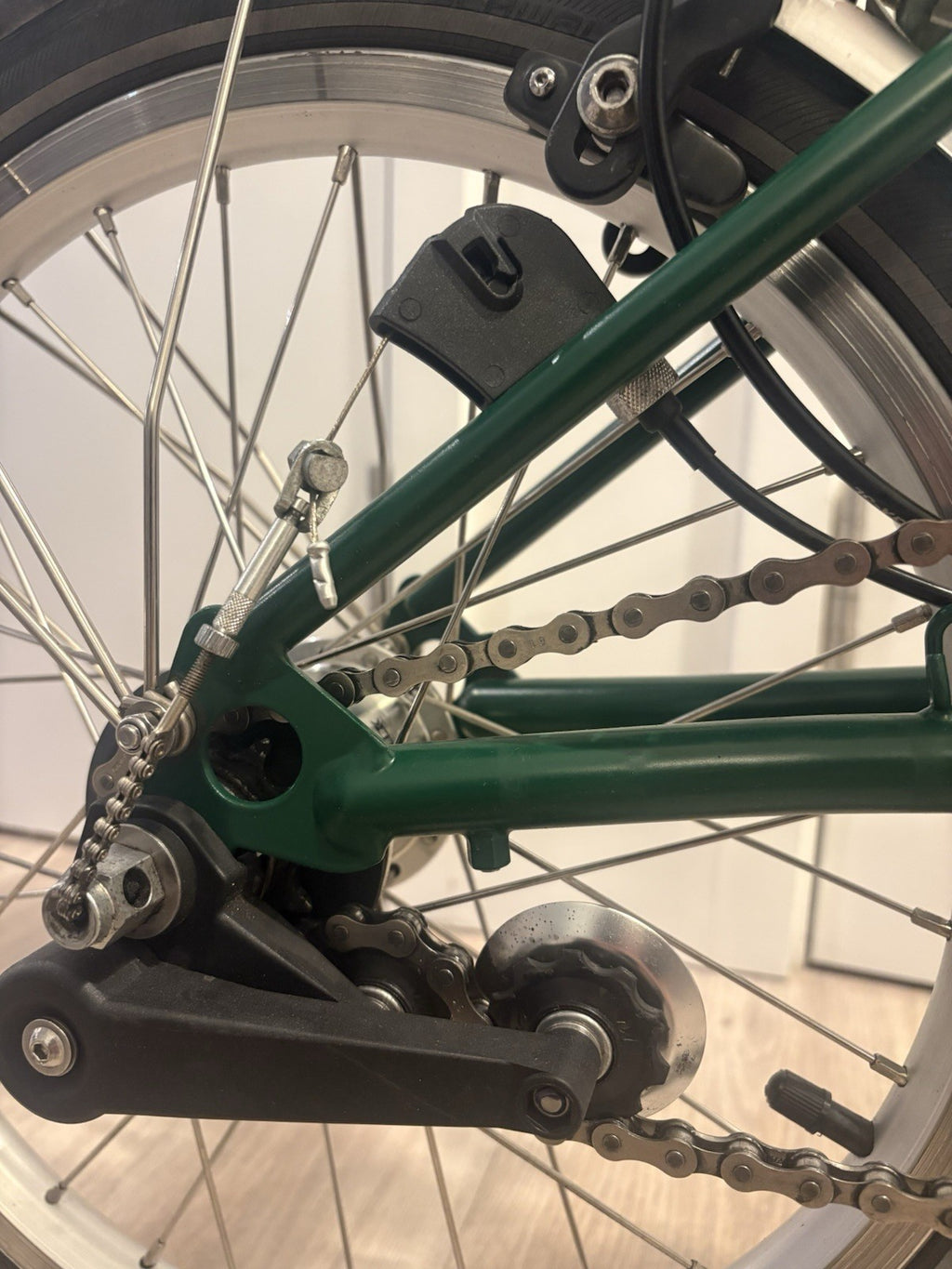 Brompton Green Folding Bike M3L serviced