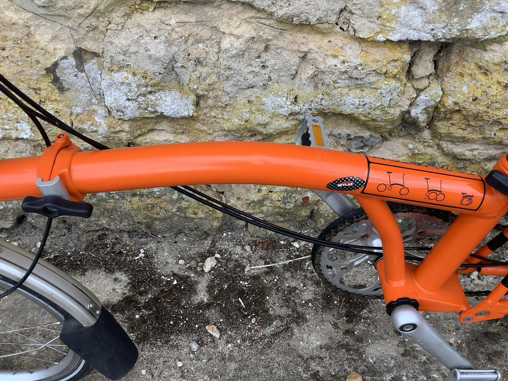 Brompton M3R Folding Bike - Orange - UK DELIVERY