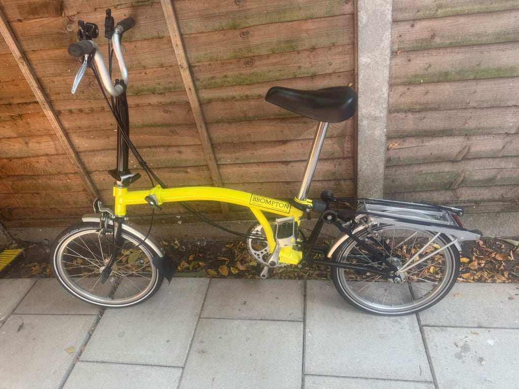 Classic 6-Speed Brompton Folding Bicycle - yellow Excellent condition