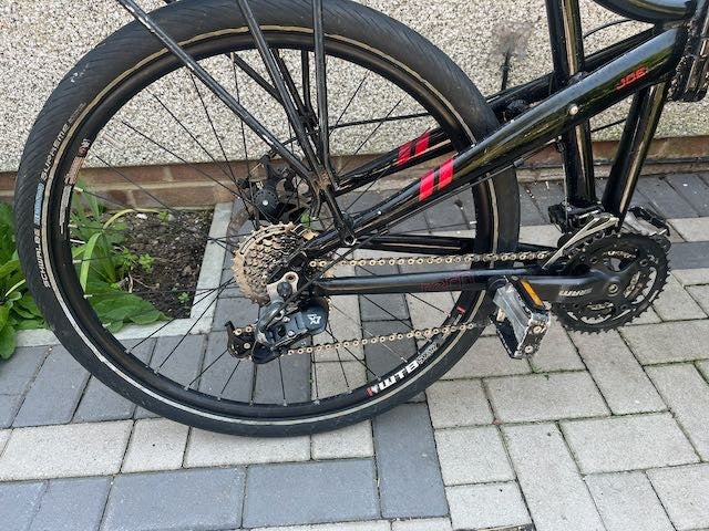 Just serviced Tern Joe folding bicycle - new chains and cables.