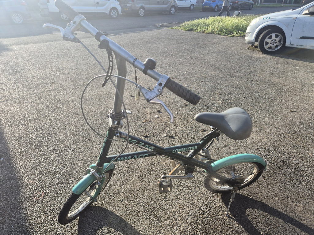 Ammaco Zig Zag Commuter Folding Bike Vintage Bicycle