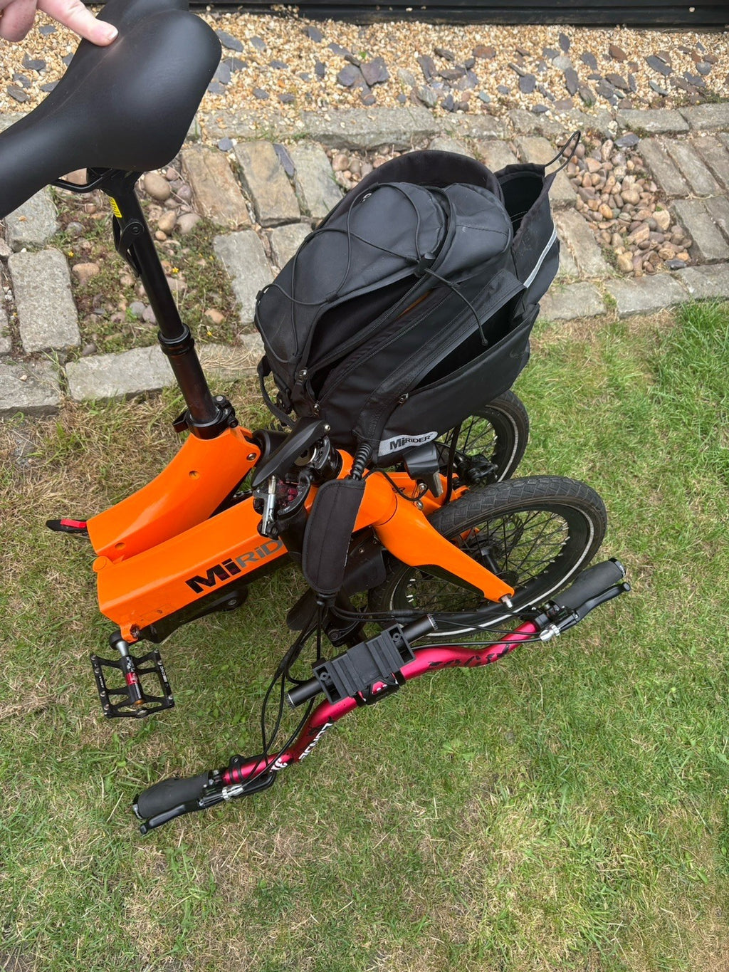 Mirider folding Bike, Used Very Good Condition.