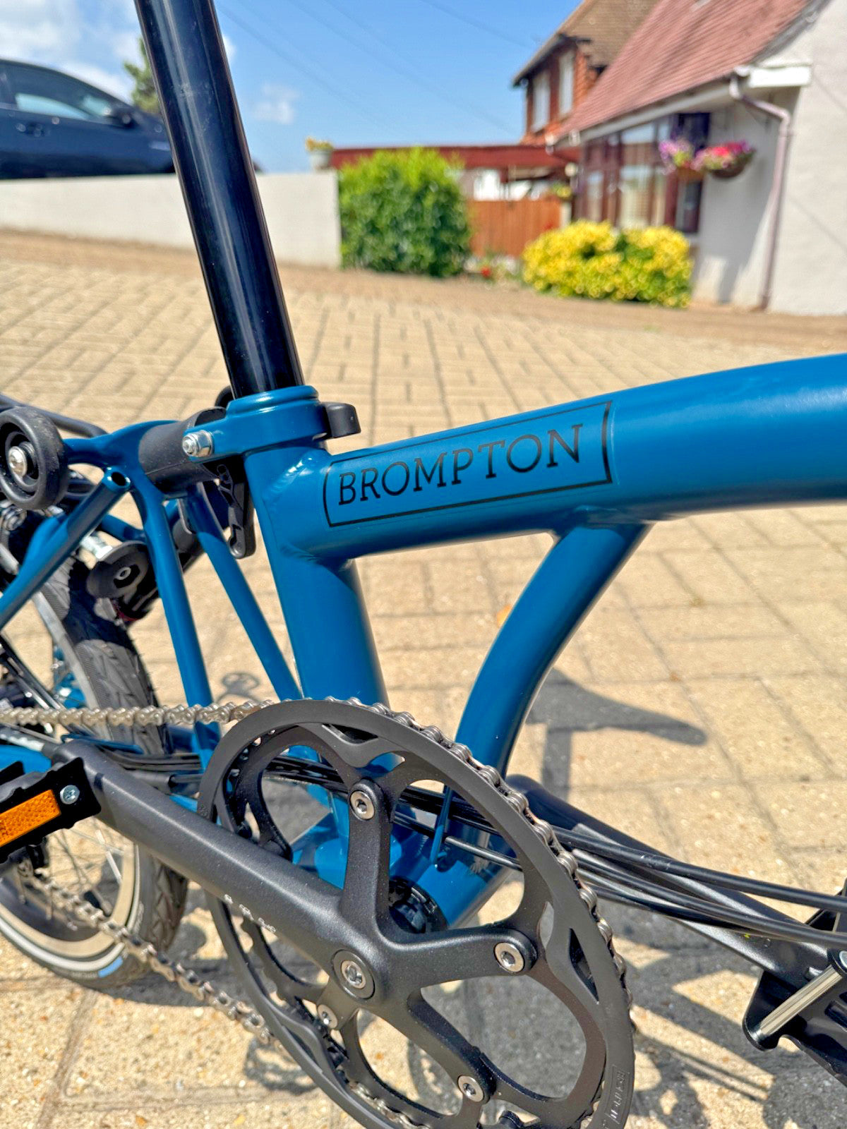 Brompton C Line Ocean 6 SPEED - Original British Folding Bike - with storage bag