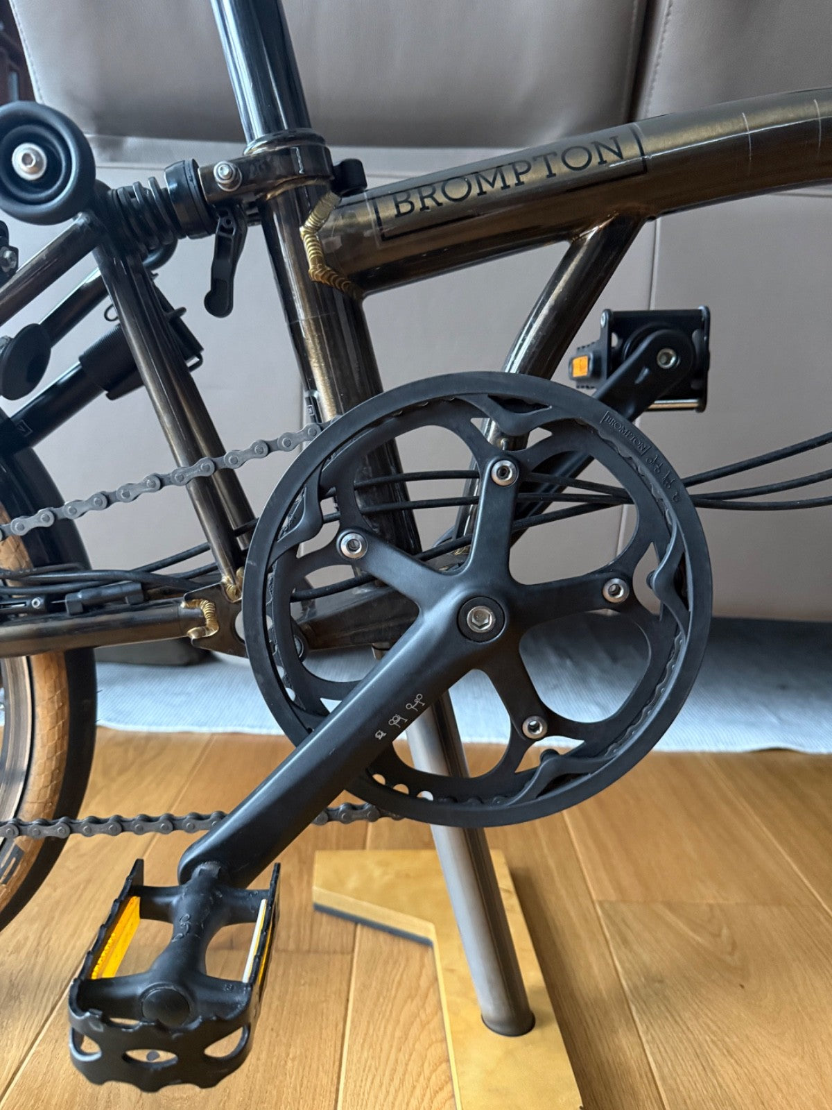 Brompton S6L – Black Lacquer – 6 Speed – Full PPF – Excellent Condition+Upgrades