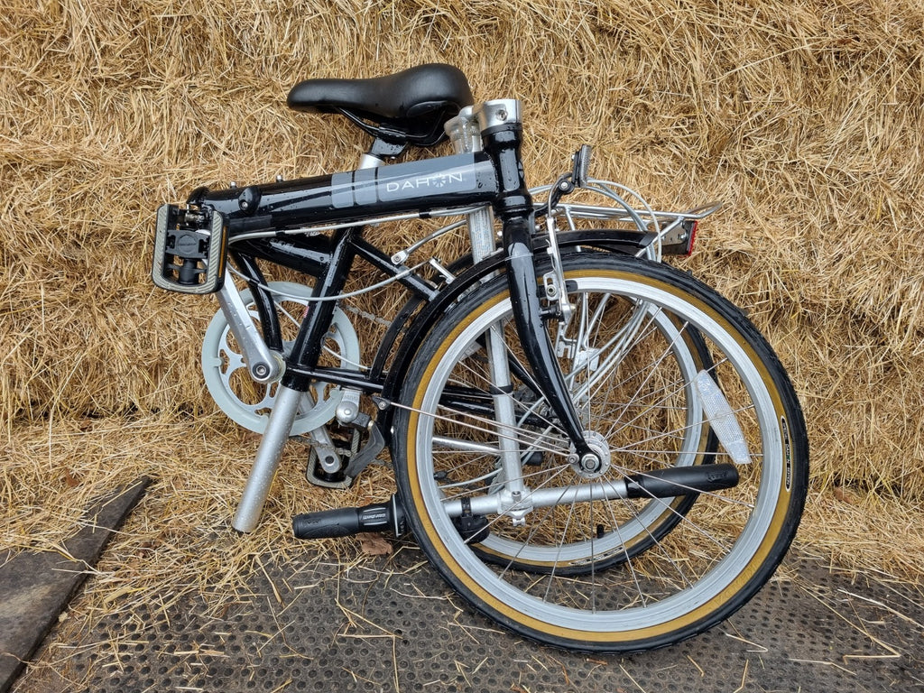 Cromoly Dahon Speed 20in Folding Bike 7 Speed  bBack/Silver 4130
